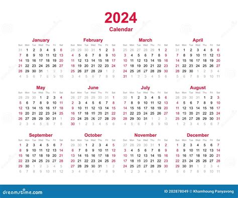 días en el año 2024